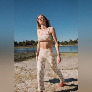 Belle the Label Checkered knit set